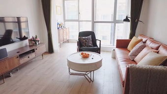 鋪木地板的客廳，真的好溫馨